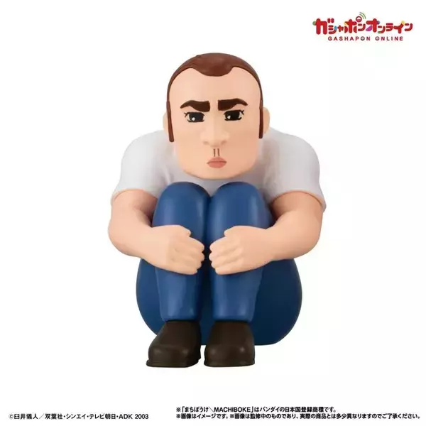 「「ゲッチュー！」女装したひろしが“まちぼうけ”…！「クレしん ヤキニクロード」ガシャポンフィギュア全5種がオンラインにて予約販売」の画像
