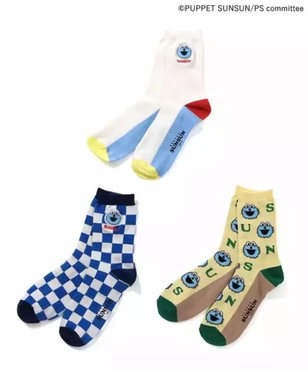 「BREEZEから「パペットスンスン」のコラボアイテムが2月20日発売！子ども用ロンTやサロペット、家族みんなで楽しめる雑貨など豊富なデザイン」の画像