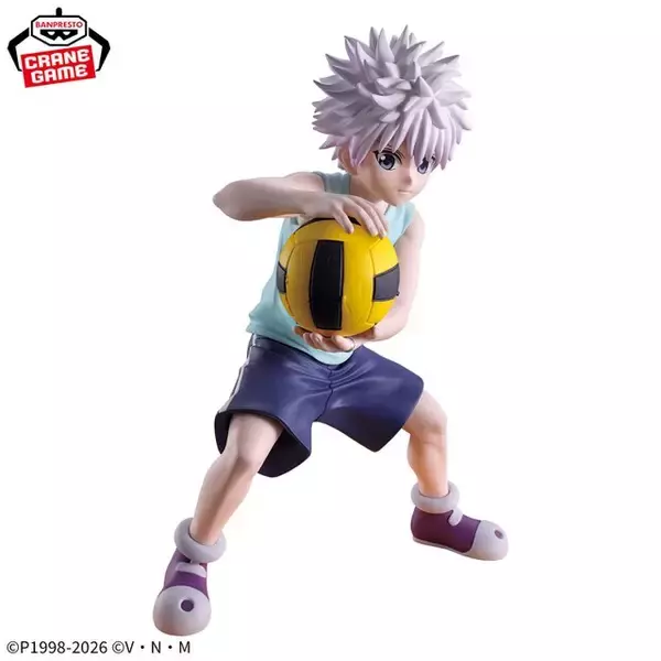 「「HUNTER×HUNTER」白熱のドッジボールが蘇る！ゴン、キルア、ヒソカがグリードアイランド編“レイザーとの死闘”モチーフに立体化」の画像