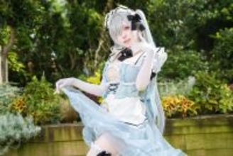 【コスプレ】ガーターベルト＆白ニーハイのチラ見せがエモい！魅惑的な表情で魅せる『NIKKE』シンデレラの美女レイヤー【写真9枚】