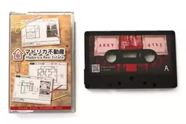 「紙とペンで挑む高評価謎解きゲー『マドリカ不動産』、続編制作決定！懐かしい「カセットテープ」形式のサントラも発売」の画像