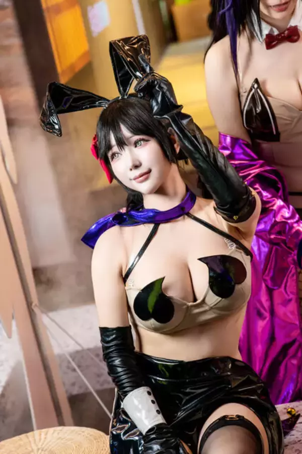 「【コスプレ】韓国美女による黒バニーガールが、異次元の美ボディ！まるで等身大フィギュアな再現度【写真10枚】」の画像