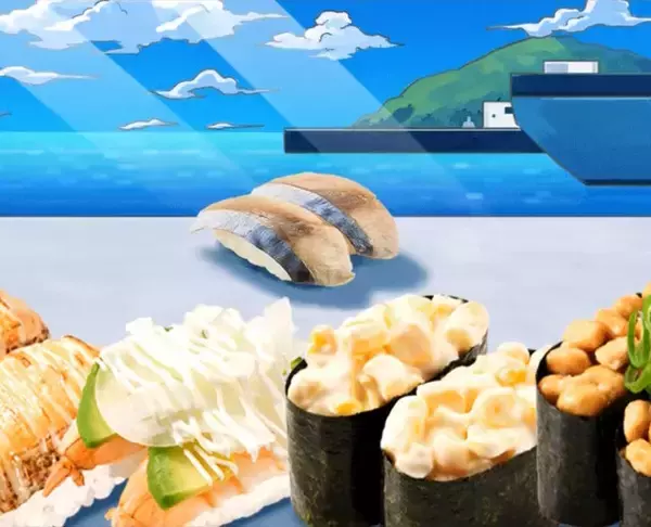 「スシローが「ジョジョの奇妙な冒険」とコラボか？キャラを寿司ネタに置き換えた「バーーーン」など、7枚もの画像で匂わせ」の画像