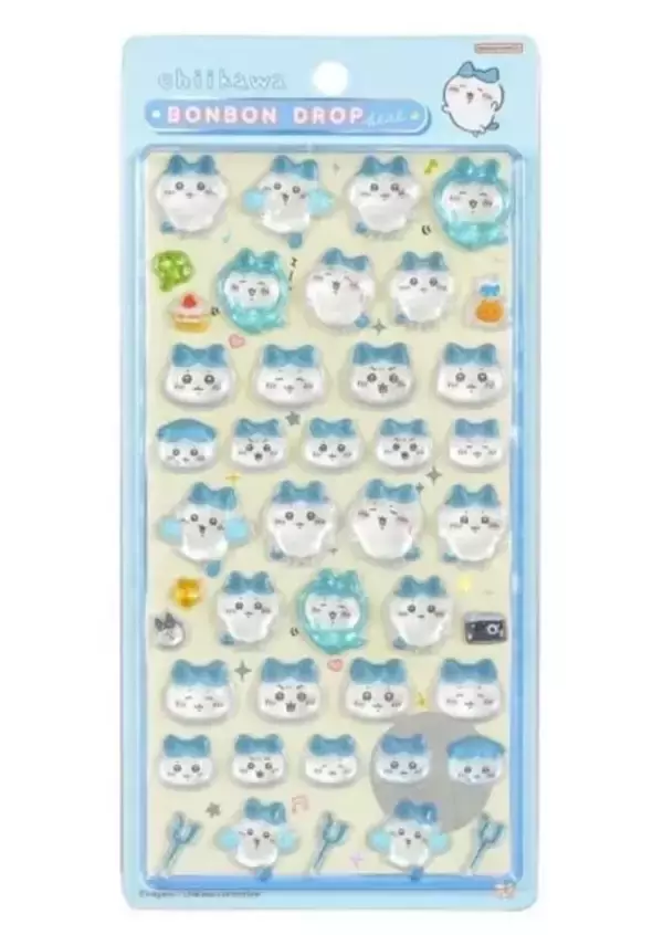 「大人気「ボンボンドロップシール」が抽選販売実施中！「ちいかわ」3種や「ハローキティ」、日本犬など全8アイテムが対象」の画像