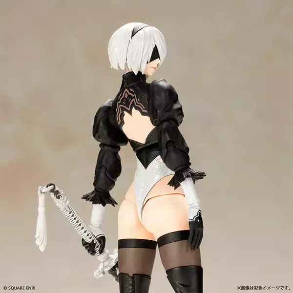 「“自爆モード”も再現できちゃう！『NieR:Automata』より「2B(ヨルハ二号B型)」プラモデルキットが発売」の画像