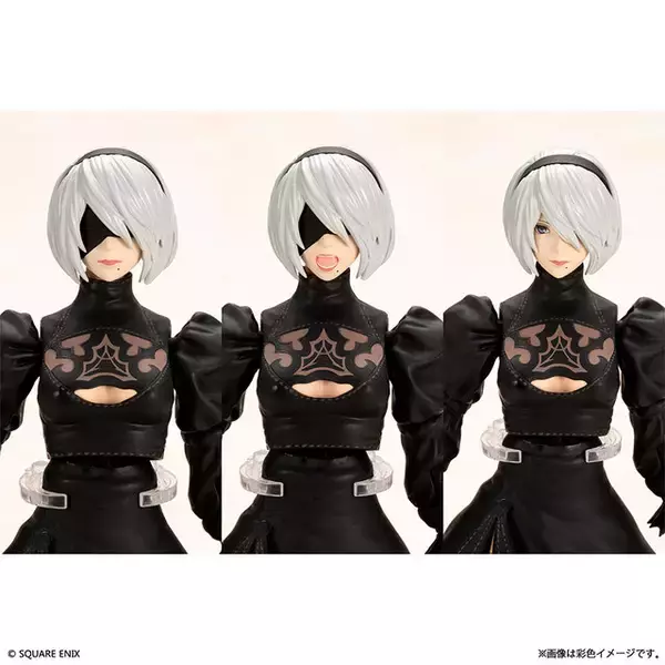 「“自爆モード”も再現できちゃう！『NieR:Automata』より「2B(ヨルハ二号B型)」プラモデルキットが発売」の画像