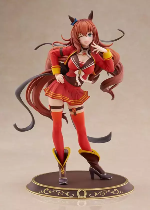 「激マブな“スーパーカー”！『ウマ娘』より「マルゼンスキー」が鮮明な赤の勝負服でフィギュア化、可愛らしいウインクも魅力的」の画像