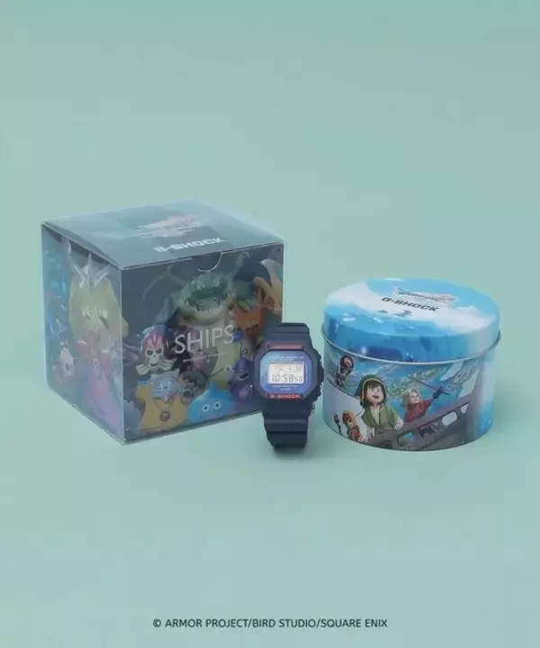 リメイク版『ドラクエ7』コラボG-SHOCK、キャンセル分が先着販売へー裏蓋にはロゴも
