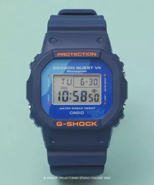 「リメイク版『ドラクエ7』コラボG-SHOCK、キャンセル分が先着販売へー裏蓋にはロゴも」の画像