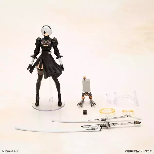 「“自爆モード”も再現！『NieR:Automata』より「2B(ヨルハ二号B型)」プラモデルキットが予約受付中」の画像