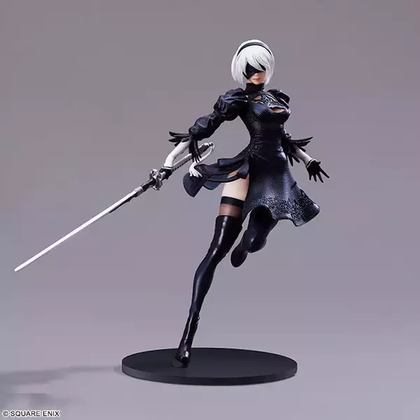 「スラリと伸びた美脚…！『NieR:Automata』より「2B」「9S」「A2」たち3人のフィギュアが再販」の画像