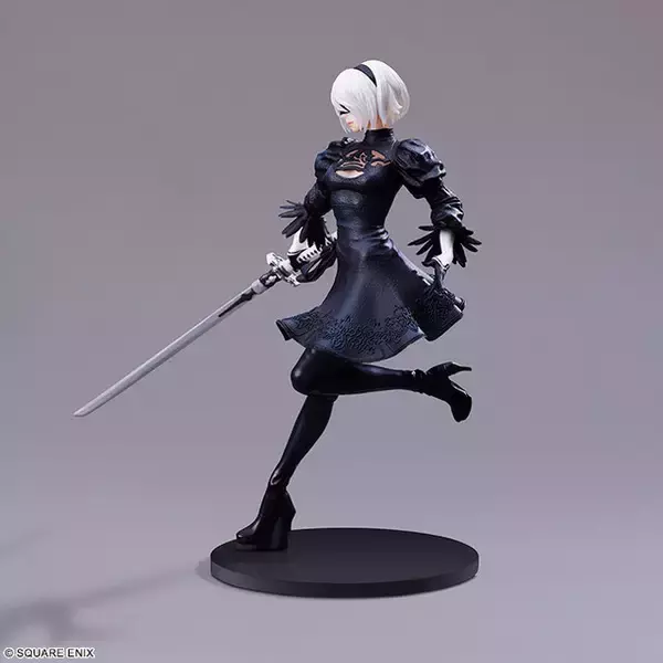 「スラリと伸びた美脚…！『NieR:Automata』より「2B」「9S」「A2」たち3人のフィギュアが再販」の画像