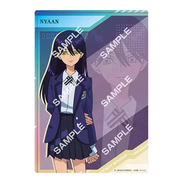 「「ジークアクス」クリアビジュアルポスターが、ガシャポンにて3月第4週発売！マチュや赤いガンダム、“緑のおじさん”など全12種」の画像