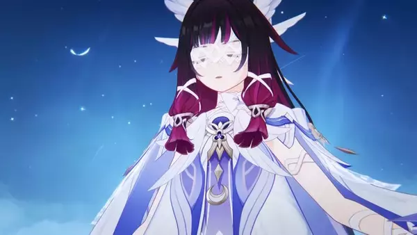 「『原神』ナド・クライ新キャラ「コロンビーナ」の立ち絵公開！もしや氷神か…「アナスターシャ」なる人物からの反応にも注目」の画像