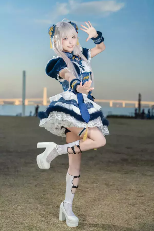 「【コスプレ】もこもこチャイナガールのカンフーポーズが破壊力抜群！人気レイヤーの隙のない可愛さを好きになっチャイナ【写真7枚】」の画像