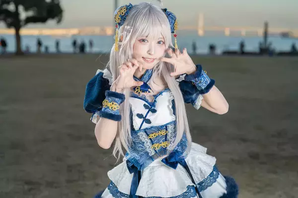 「【コスプレ】もこもこチャイナガールのカンフーポーズが破壊力抜群！人気レイヤーの隙のない可愛さを好きになっチャイナ【写真7枚】」の画像