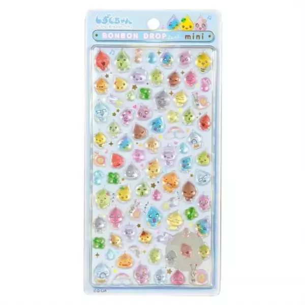 「しずくちゃん ミニの「ボンボンドロップシール」が抽選で当たる！公式ファンブック購入で応募できるプレゼント企画発表」の画像