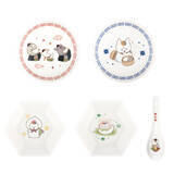 「ニャンコ先生と飲茶がテーマ！一番くじ「夏目友人帳」のグッズがかわいすぎる…ぬいぐるみ収納ボックスやこちらを見つめるどんぶりなど」の画像4