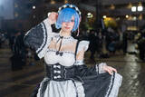 「【コスプレ】10代美少女が見せるリゼロの「レム」が鬼可愛い！ふわりと広がるメイド服とフレッシュな笑顔が眩しい【写真8枚】」の画像3