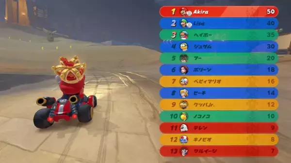 「『マリオカート ワールド』Ver.1.5.0配信！サバイバルのチーム戦が実装―勝利の鍵は“上位独占”、脱落しても応援で盛り上がれ」の画像