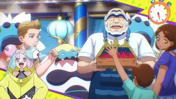 「アニメ『ポケモン S・V 放課後のブレス』第4話公開―ジムリーダー、四天王、先生たちが大集合！特別なコレクレーもらえる“あいことば”も」の画像