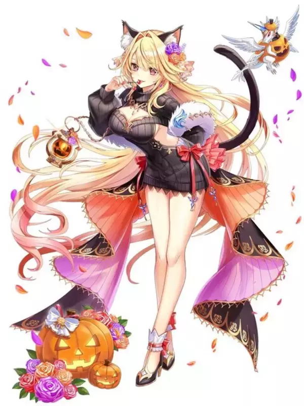 「『白猫』ハロウィンイベントが開催！「シェヲル」「シエラ」がキャラガチャに登場」の画像