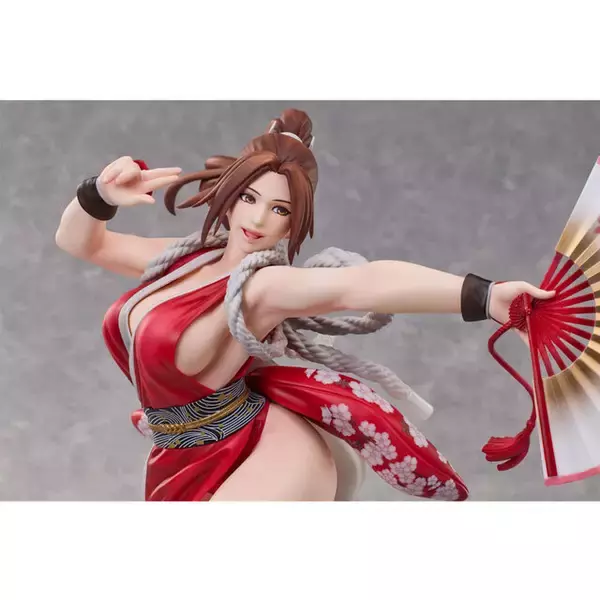 「衣装から見え隠れする大迫力ボディ！超デッカい「不知火舞」1/4スケールフィギュアが予約受付中」の画像