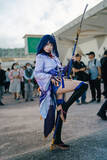 「【コスプレ】台湾美女が『原神』雷電将軍で魅せる！着物から伸びる美脚が艶やか【写真7枚】」の画像2