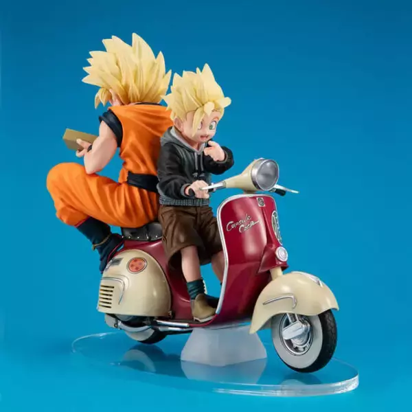 「「ドラゴンボールZ」バイクに乗ったスーパーサイヤ人「孫悟空＆孫悟飯」フィギュアの抽選販売、締切迫る！ディテールにこだわり360度楽しめる」の画像