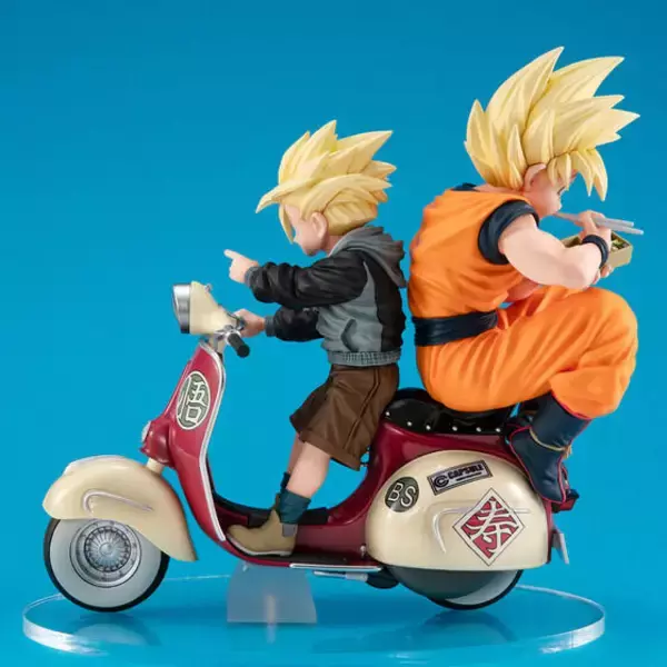 「「ドラゴンボールZ」バイクに乗ったスーパーサイヤ人「孫悟空＆孫悟飯」フィギュアの抽選販売、締切迫る！ディテールにこだわり360度楽しめる」の画像