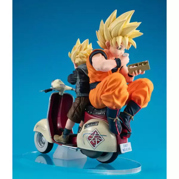 「「ドラゴンボールZ」バイクに乗ったスーパーサイヤ人「孫悟空＆孫悟飯」フィギュアの抽選販売、締切迫る！ディテールにこだわり360度楽しめる」の画像