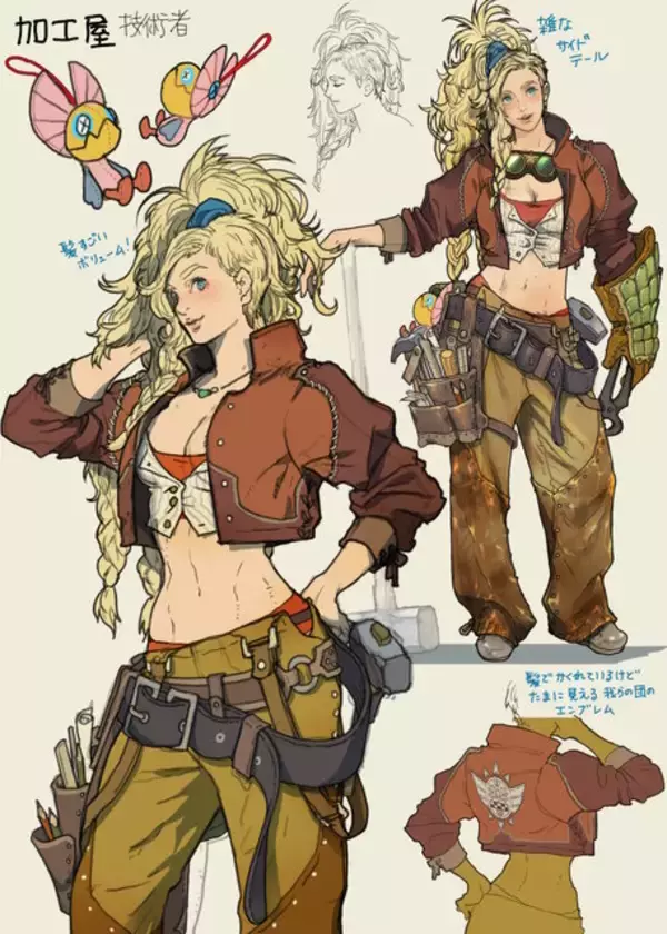 「『モンハンワイルズ』“ジェマ”の開発原画がめちゃくちゃ美人！イラストならではの表情や、抜群のプロポーションに目を奪われる」の画像