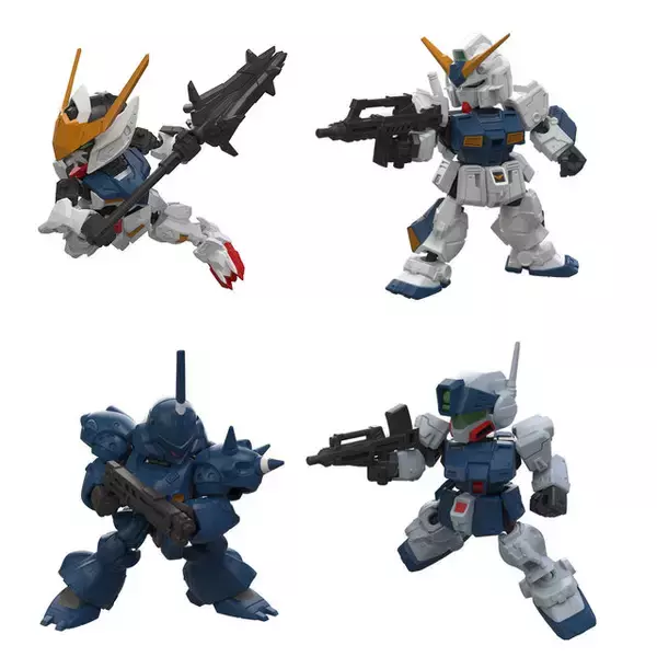 「ガンダムNT-1、ケンプファーら4機体が食玩プラモ「MOBILITY JOINT GUNDAM」に出撃！チョバムアーマーなどを揃えた「EXパーツ」も豪華」の画像