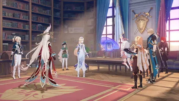 「『原神』Luna Vのイベントは武器でなく、“武器外観”が配布へ―魔女風の法器や、ファルカの二刀流がもらえる特別コンテンツを用意」の画像