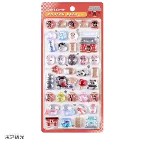 「ボンボンドロップシール1月再販情報！和柄、churukiraシリーズなど全28柄が順次入荷」の画像