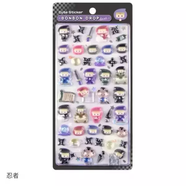 「ボンボンドロップシール1月再販情報！和柄、churukiraシリーズなど全28柄が順次入荷」の画像