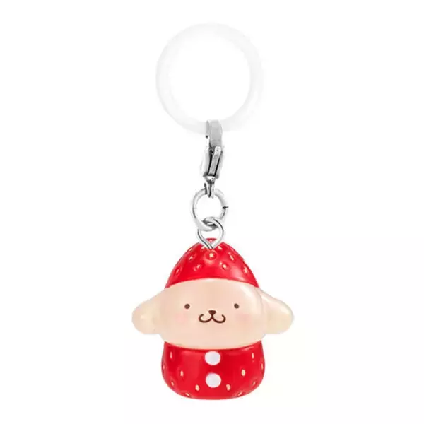 「ころころと丸っこい“いちご”姿！ハローキティやクロミたち全6種の「サンリオキャラクターズ 」めじるしアクセサリーが、ガシャポンにて12月第4週発売」の画像