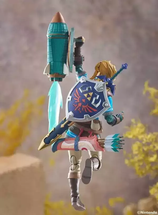 「『ゼルダの伝説 ティアキン』リンクのfigmaDXエディションが再販！パラセールやロケットで飛ぶ姿など、あらゆるシーンを再現可能」の画像