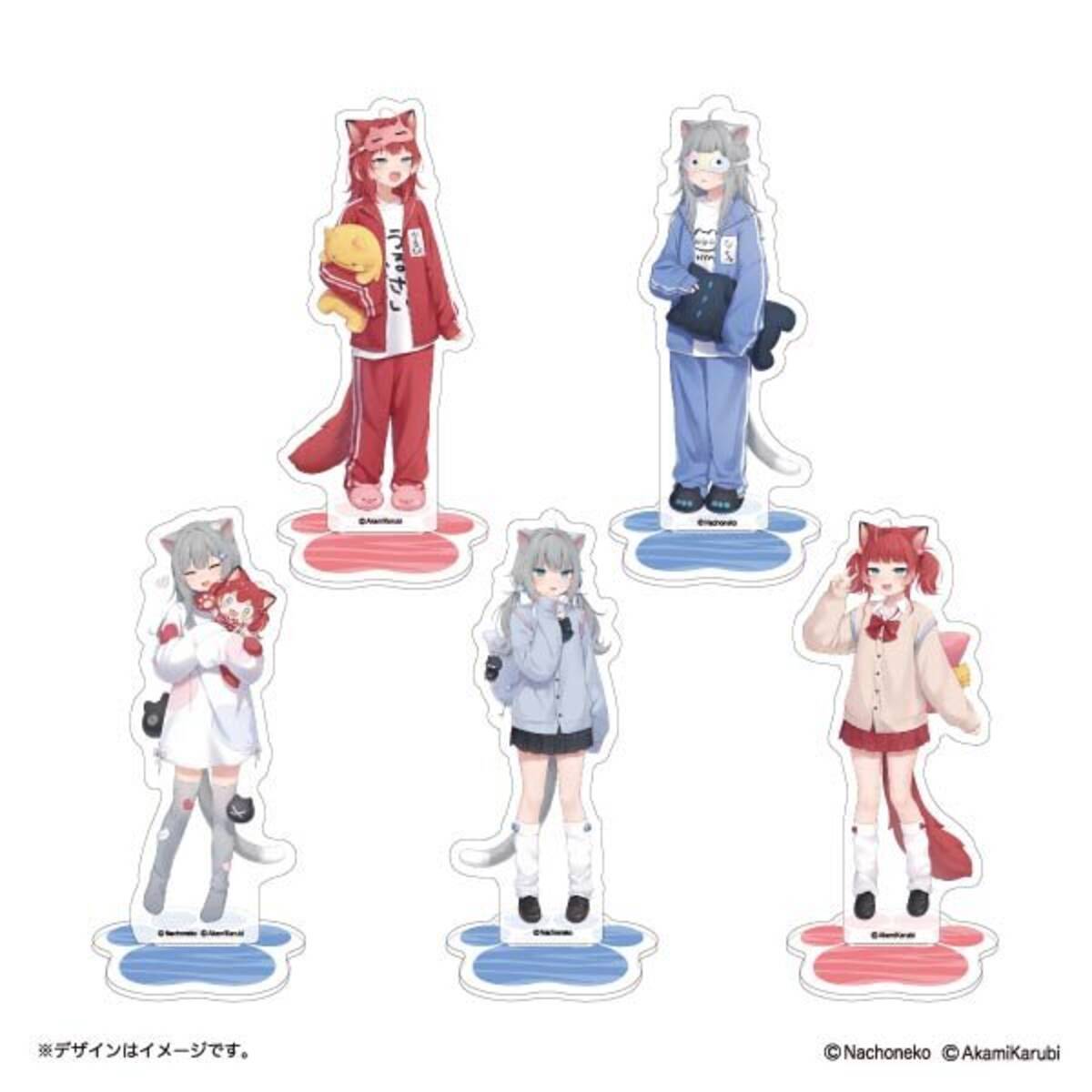 VTuber・赤見かるび、Nachonekoのコラボグッズが登場！二人の配信を 