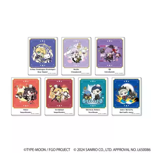 「サンリオ×『FGO』コラボグッズの先行通販締切が迫る！アルトリア×ハローキティや、エルキドゥ×ララなどキュートなラインナップ」の画像