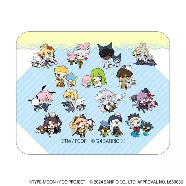 「サンリオ×『FGO』コラボグッズの先行通販締切が迫る！アルトリア×ハローキティや、エルキドゥ×ララなどキュートなラインナップ」の画像