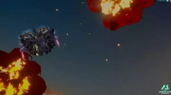 「映画オリジナルMS「アリュゼウス」が描き下ろしカード化！『ガンダム アーセナルベース』に参戦、ゲーム内でMS形態からフライト・フォームへの変形を披露」の画像