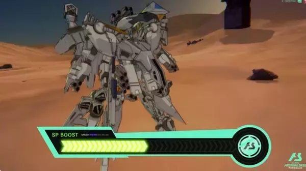 「映画オリジナルMS「アリュゼウス」が描き下ろしカード化！『ガンダム アーセナルベース』に参戦、ゲーム内でMS形態からフライト・フォームへの変形を披露」の画像