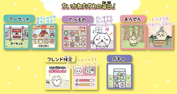 「カメラを通して「ちいかわ」と一緒に生活！写真を撮って討伐したり占ったり、液晶トイ1台で無限に遊べる」の画像