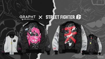 背面に「ジュリ」や「豪鬼」を大胆デザイン！『スト6』から2WAY仕様のブルゾンが予約受付中