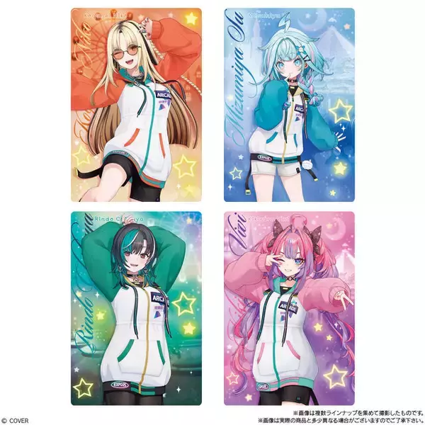 「「ホロライブ」カード付ウエハース第5弾の全デザイン解禁！兎田ぺこら、天音かなたら33名の手書きメッセージ入り」の画像