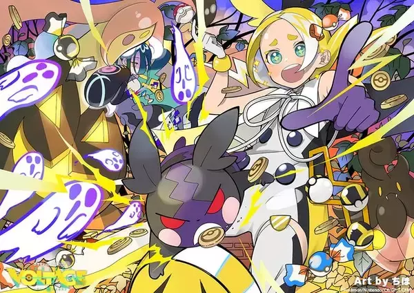 『ポケモン』×「初音ミク」応援イラスト第2弾公開！ハロウィンに「ゴーストミク」再来、でんき使いの「鏡音リン」も