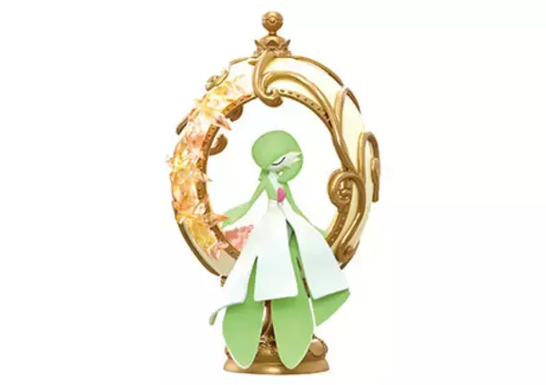 「豪華な装飾に包み込まれるサーナイトやミュウたちが美しい…！『ポケモン』アンティーク風フィギュア全6種類がラインナップ」の画像
