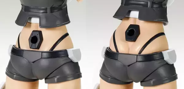 「ホットパンツに“お尻チラ見え”の新ギミック…！？コトブキヤ「FAガール」新作の技術が話題に―前かがみポーズを自然に再現するこだわり」の画像