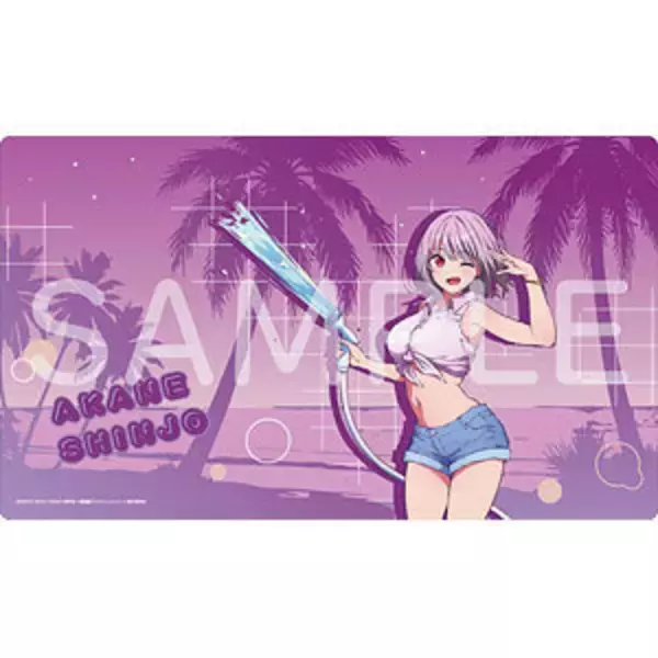 「宝多六花の“ほぼ等身大”ふともも！劇場版「グリッドマン ユニバース」夏休みモチーフの新規描き下ろしイラストグッズが登場」の画像